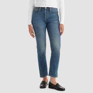 NWT Levi's Wedgie Straight Ankle Cropped Jeans size 24 x 28